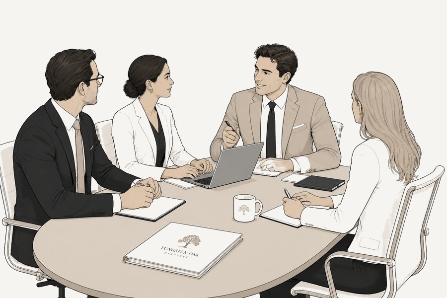 Tungsten Oak Partners advising a client leadership team